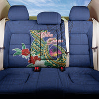 Guam Chamorro Back Car Seat Cover Tribal Latte Stone and Seal Artwork Polynesian Patterns