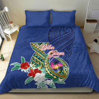 Guam Chamorro Bedding Set Tribal Latte Stone and Seal Artwork Polynesian Patterns