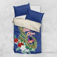Guam Chamorro Bedding Set Tribal Latte Stone and Seal Artwork Polynesian Patterns