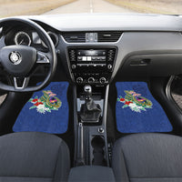 Guam Chamorro Car Mats Tribal Latte Stone and Seal Artwork Polynesian Patterns