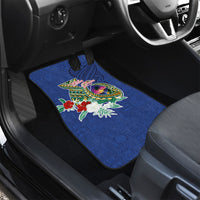 Guam Chamorro Car Mats Tribal Latte Stone and Seal Artwork Polynesian Patterns