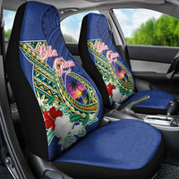 Guam Chamorro Car Seat Cover Tribal Latte Stone and Seal Artwork Polynesian Patterns