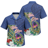 Guam Chamorro Family Matching Puletasi and Hawaiian Shirt Tribal Latte Stone and Seal Artwork Polynesian Patterns