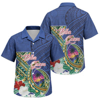 Guam Chamorro Family Matching Summer Maxi Dress and Hawaiian Shirt Tribal Latte Stone and Seal Artwork Polynesian Patterns LT03 Son's Shirt Multicolor - Polynesian Pride