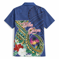 Guam Chamorro Hawaiian Shirt Tribal Latte Stone and Seal Artwork Polynesian Patterns LT03 - Polynesian Pride