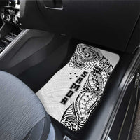 Samoa 685 Art Traditional Tattoo Pattern Car Mats White Color LT03 - Polynesian Pride