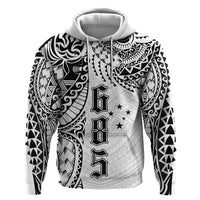 Samoa 685 Art Traditional Tattoo Pattern Hoodie White Color LT03 Pullover Hoodie White - Polynesian Pride