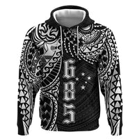 Samoa 685 Art Traditional Tattoo Pattern Hoodie Black Color LT03 Pullover Hoodie Black - Polynesian Pride