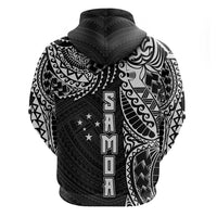 Samoa 685 Art Traditional Tattoo Pattern Hoodie Black Color LT03 - Polynesian Pride