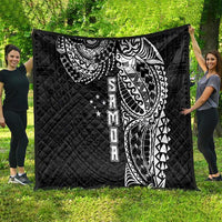 Samoa 685 Art Traditional Tattoo Pattern Quilt Black Color LT03 - Polynesian Pride