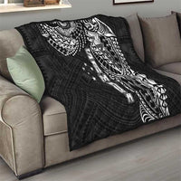 Samoa 685 Art Traditional Tattoo Pattern Quilt Black Color LT03 - Polynesian Pride