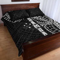 Samoa 685 Art Traditional Tattoo Pattern Quilt Bed Set Black Color LT03 - Polynesian Pride