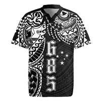 Samoa 685 Art Traditional Tattoo Pattern Rugby Jersey Black Color LT03 Black - Polynesian Pride