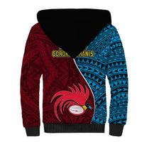 Bintangor Goroka Lahanis Rugby Sherpa Hoodie Papua New Guinea Polynesian Tattoo LT03 - Polynesian Pride