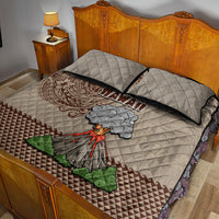 Hawaii Quilt Bed Set Aloha Volcano Mix Kakau Hawaiian Tribal LT03 - Polynesian Pride