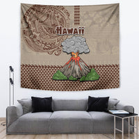 Hawaii Tapestry Aloha Volcano Mix Kakau Hawaiian Tribal LT03 - Polynesian Pride