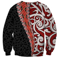 New Zealand Maori Stylized Koru Sweatshirt LT03 - Polynesian Pride