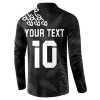 New Zealand Rugby Custom Button Sweatshirt The Champions Aotearoa