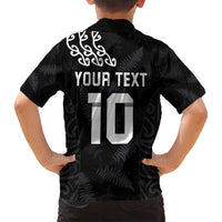 New Zealand Rugby Custom Family Matching Off Shoulder Maxi Dress and Hawaiian Shirt The Champions Aotearoa