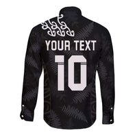 New Zealand Rugby Custom Long Sleeve Button Shirt The Champions Aotearoa