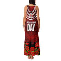 New Zealand ANZAC Waitangi Day Family Matching Tank Maxi Dress and Hawaiian Shirt Hei Tiki and Soldier LT03 - Polynesian Pride