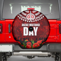 New Zealand ANZAC Waitangi Day Spare Tire Cover Hei Tiki and Soldier LT03 - Polynesian Pride
