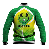 Enga Mioks Rugby Baseball Jacket Papua New Guinea Polynesian Tattoo LT03 - Polynesian Pride