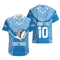 Custom Gulf Isou Rugby Hawaiian Shirt Papua New Guinea Polynesian Tattoo LT03 - Polynesian Pride