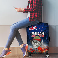 New Zealand ANZAC Day Luggage Cover Freedom Ain't Free