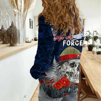 New Zealand ANZAC Day Women Casual Shirt Freedom Ain't Free LT05 - Polynesian Pride