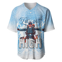 New Zealand Sky Diving Baseball Jersey Lets Get High