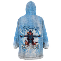 New Zealand Sky Diving Wearable Blanket Hoodie Lets Get High