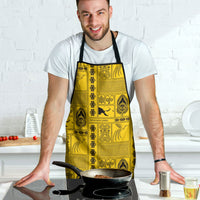 Papua New Guinea Heritage Motif Apron Yellow Version