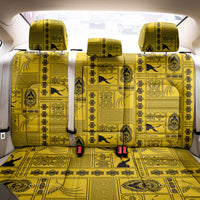 Papua New Guinea Heritage Motif Back Car Seat Cover Yellow Version