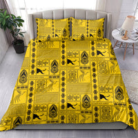 Papua New Guinea Heritage Motif Bedding Set Yellow Version