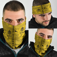 Papua New Guinea Heritage Motif Neck Gaiter Yellow Version