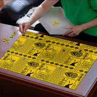 Papua New Guinea Heritage Motif Puzzle Yellow Version