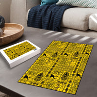 Papua New Guinea Heritage Motif Puzzle Yellow Version