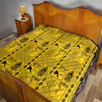 Papua New Guinea Heritage Motif Quilt Yellow Version