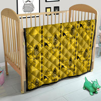 Papua New Guinea Heritage Motif Quilt Yellow Version