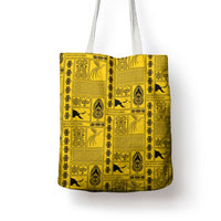 Papua New Guinea Heritage Motif Tote Bag Yellow Version