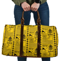 Papua New Guinea Heritage Motif Travel Bag Yellow Version