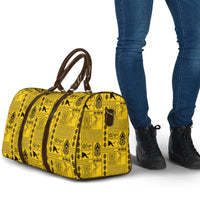 Papua New Guinea Heritage Motif Travel Bag Yellow Version
