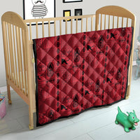Papua New Guinea Heritage Motif Quilt Red Version