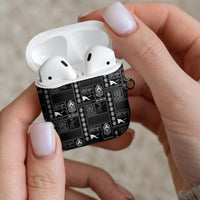Papua New Guinea Heritage Motif AirPods Case Black Version