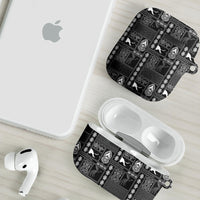 Papua New Guinea Heritage Motif AirPods Case Black Version