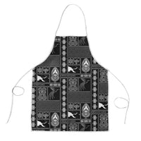 Papua New Guinea Heritage Motif Apron Black Version