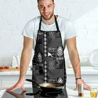 Papua New Guinea Heritage Motif Apron Black Version