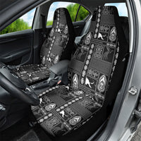 Papua New Guinea Heritage Motif Car Seat Cover Black Version