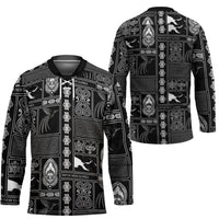 Papua New Guinea Heritage Motif Hockey Jersey Black Version
